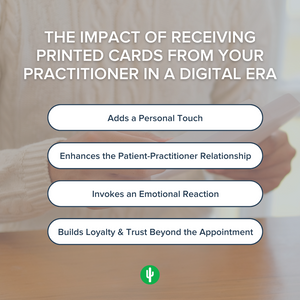The Impact of Receiving Printed Cards from Your Practitioner in a Digital Era