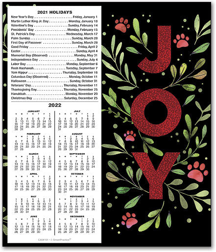 Paws of Joy Tear Off Calendar
