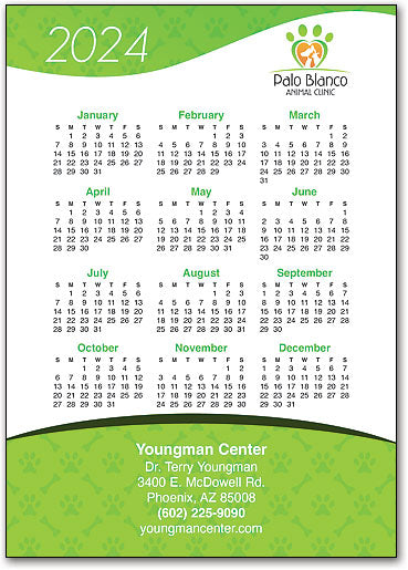 Custom Calendar Magnet