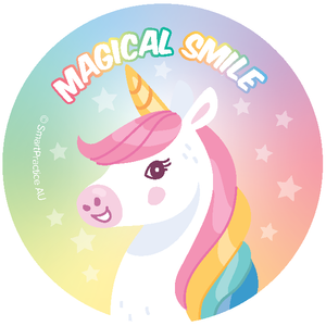 Unicorn Magical Smile Stickers (100pk)