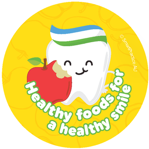 Healthy Tooth Stickers (100pk)