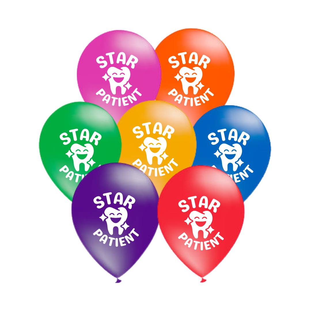 Star Patient Dental Balloons (100pk)