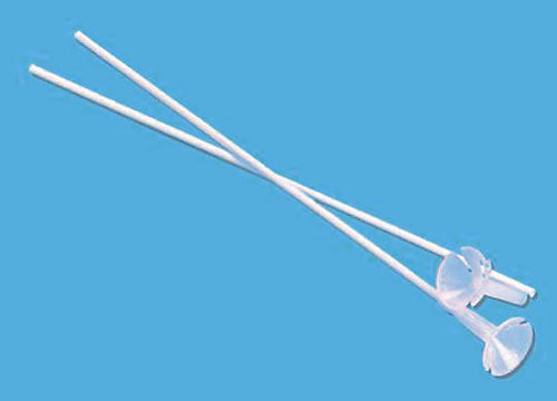 16" Balloon Straw and Saucer for Air-Filled Balloons