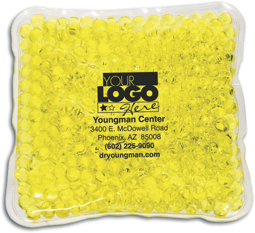 Square Aqua Pearls Hot/Cold Pack
