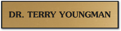 Small Rectangular Name Badge