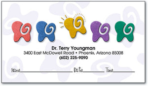 Swirly Teeth Appointment Business Card
