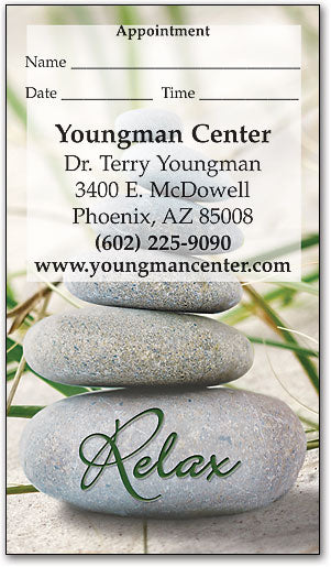 Relax Appointment Business Card
