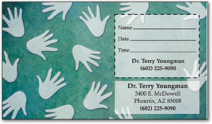 Green Hands Appointment Business Card