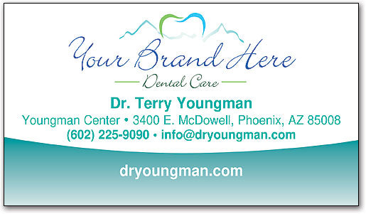 Color Swoosh Semi-Custom Business Card