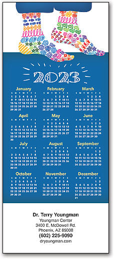 Colourful Feet Promotional Calendar