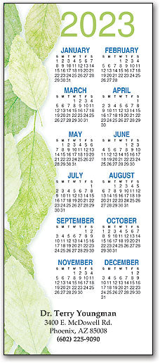 Elm Leaves Promotional Calendar