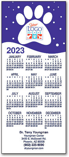 Paw Dots Promotional Calendar