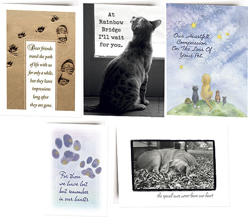 Nonpersonalised Sympathy Folding Card Assortment #13 (50pk)