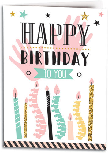 Birthday Superstar customisable Folding Card