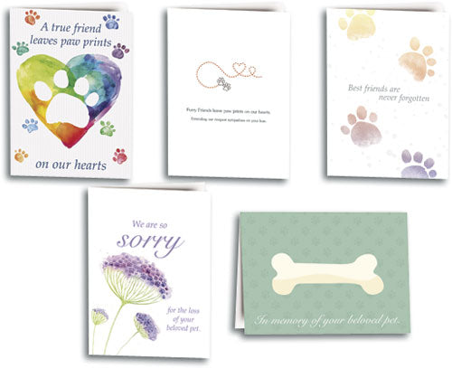 Nonpersonalised Sympathy Folding Card Assortment #14 (50pk)