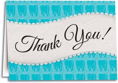 Smile Of Gratitude Thank You Folding Card