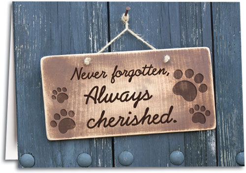 Always Remembered Folding Card