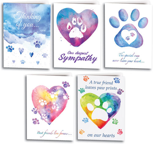 Nonpersonalised Sympathy Folding Card Assortment #17 (50pk)