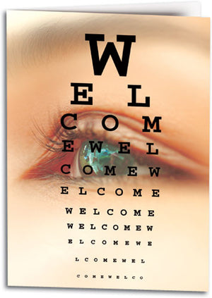 Welcome Eye Folding Card
