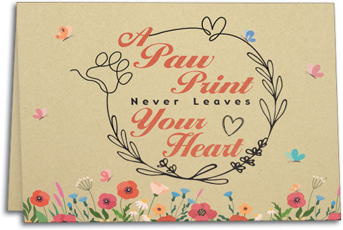 Loving Garden Environment Paper Notesize Sympathy Card