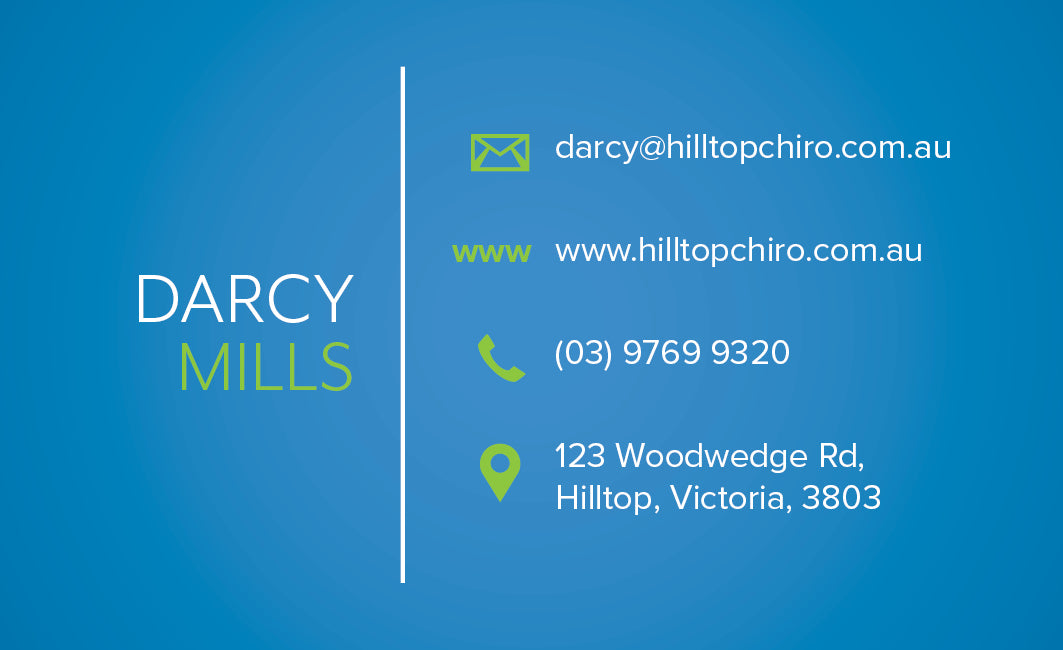 Customised Business Appointment Cards