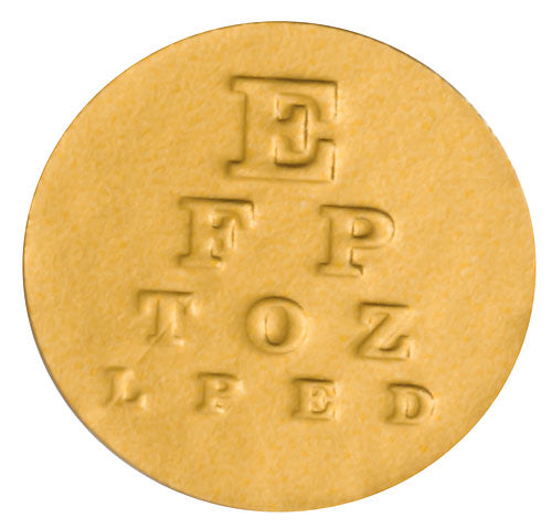 Gold Foil Eye Chart Envelope Seal