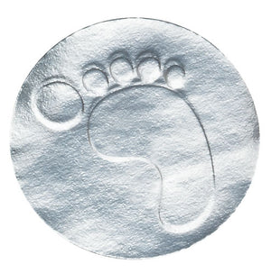 Silver Foil Embossed Foot Envelope Seal