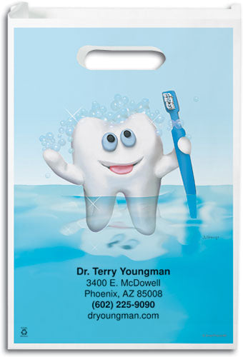 Tooth Friendly Reminder Paper Supply Bags