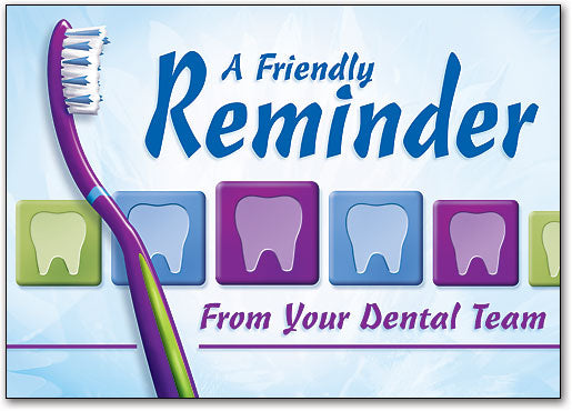 Teeth and a Brush Postcard