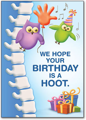 Birthday Hoot Postcard