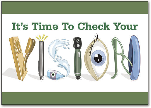 Clever Eye Visual Customisable Postcard