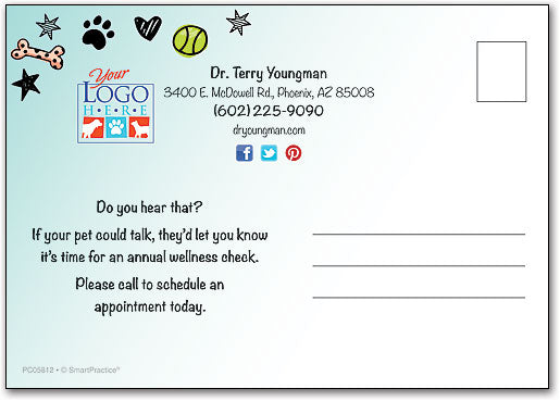 Quirky Pup and Kitten Postcard