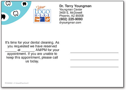 Smile Full of Teeth Postcard