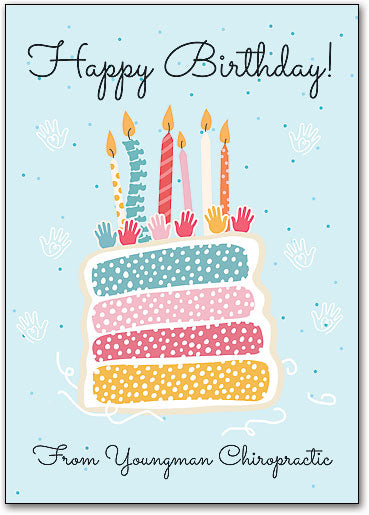 Fun Cake Birthday Postcard