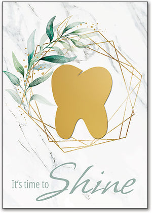 Modern Gold Tooth Deluxe Postcard