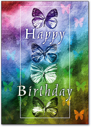 Butterflies Birthday Postcard