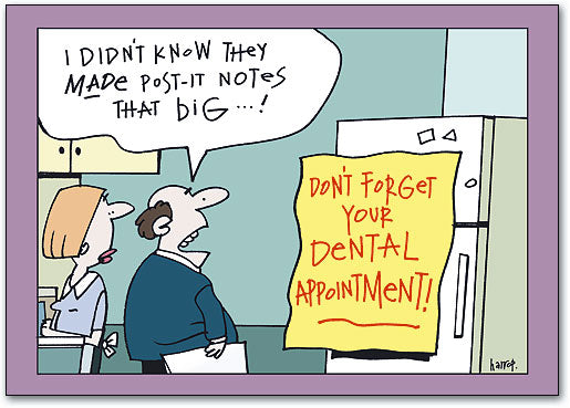 Big Note Postcard