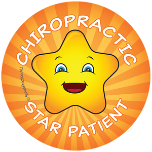 Chiropractic Star Patient Stickers (100pk)