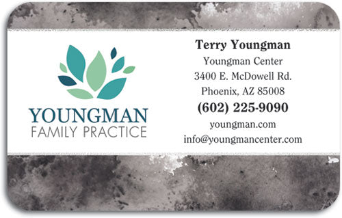 Modern Watercolor Loyalty Card