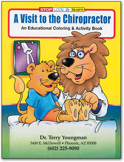 Chiropractic Themed Colouring & Activity Book