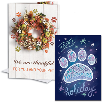 Veterinary Folding Cards