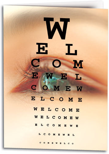 Optometry Welcome Cards