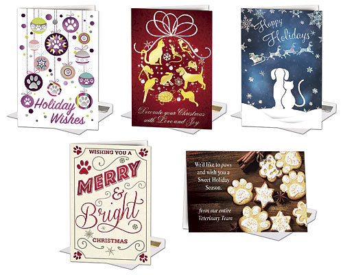 Vet Christmas Folding Card Assortment Packs
