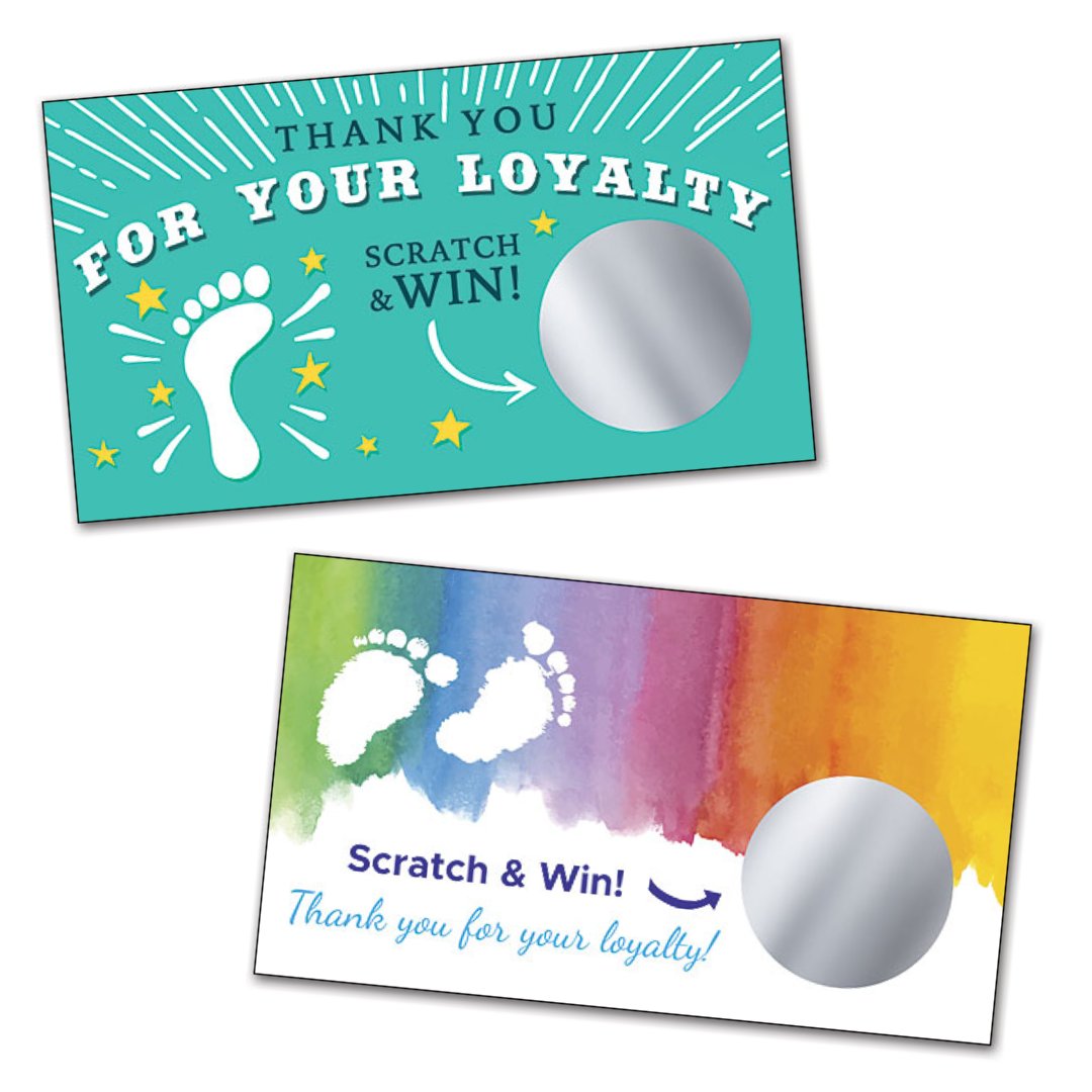 Podiatry Scratch Off Cards