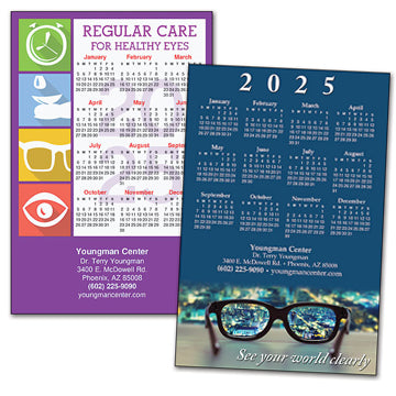 Optometry Calendar Magnets