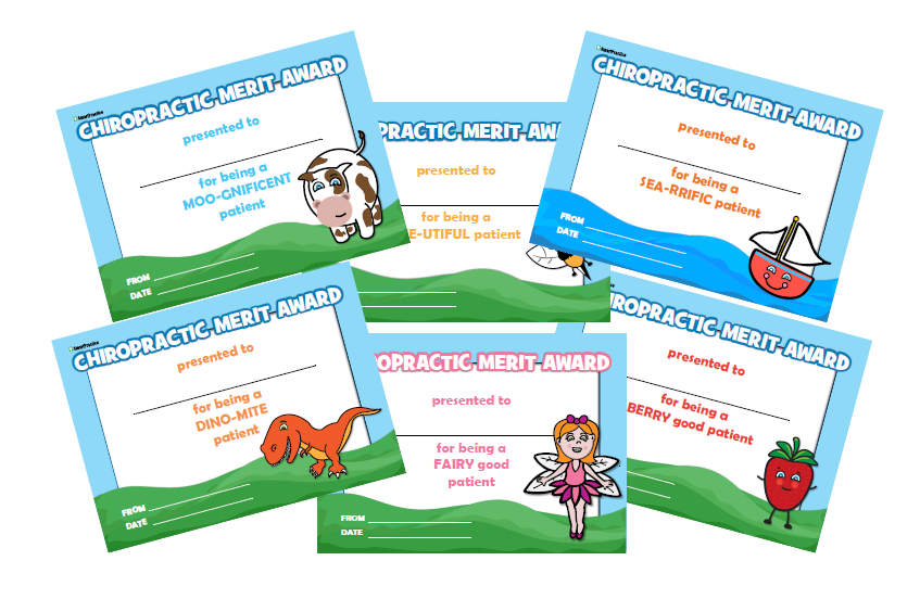 Chiropractic Certificates & Awards
