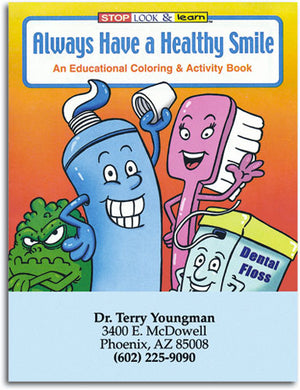 Always Have a Healthy Smile Colouring Book