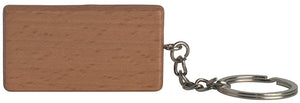 Rectangle Wooden Keyring