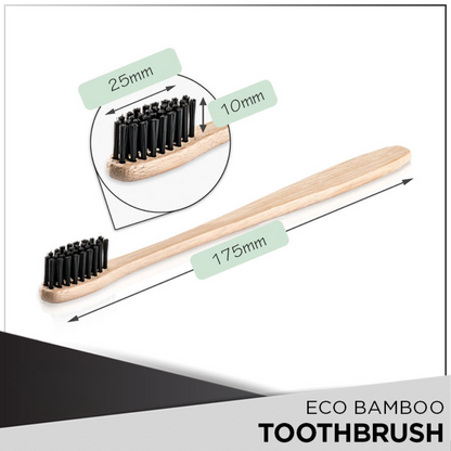 Bamboo Toothbrush Branded in Kraft Box