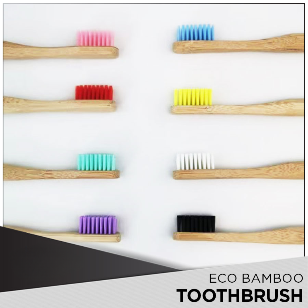 Bamboo Toothbrush Branded in Kraft Box